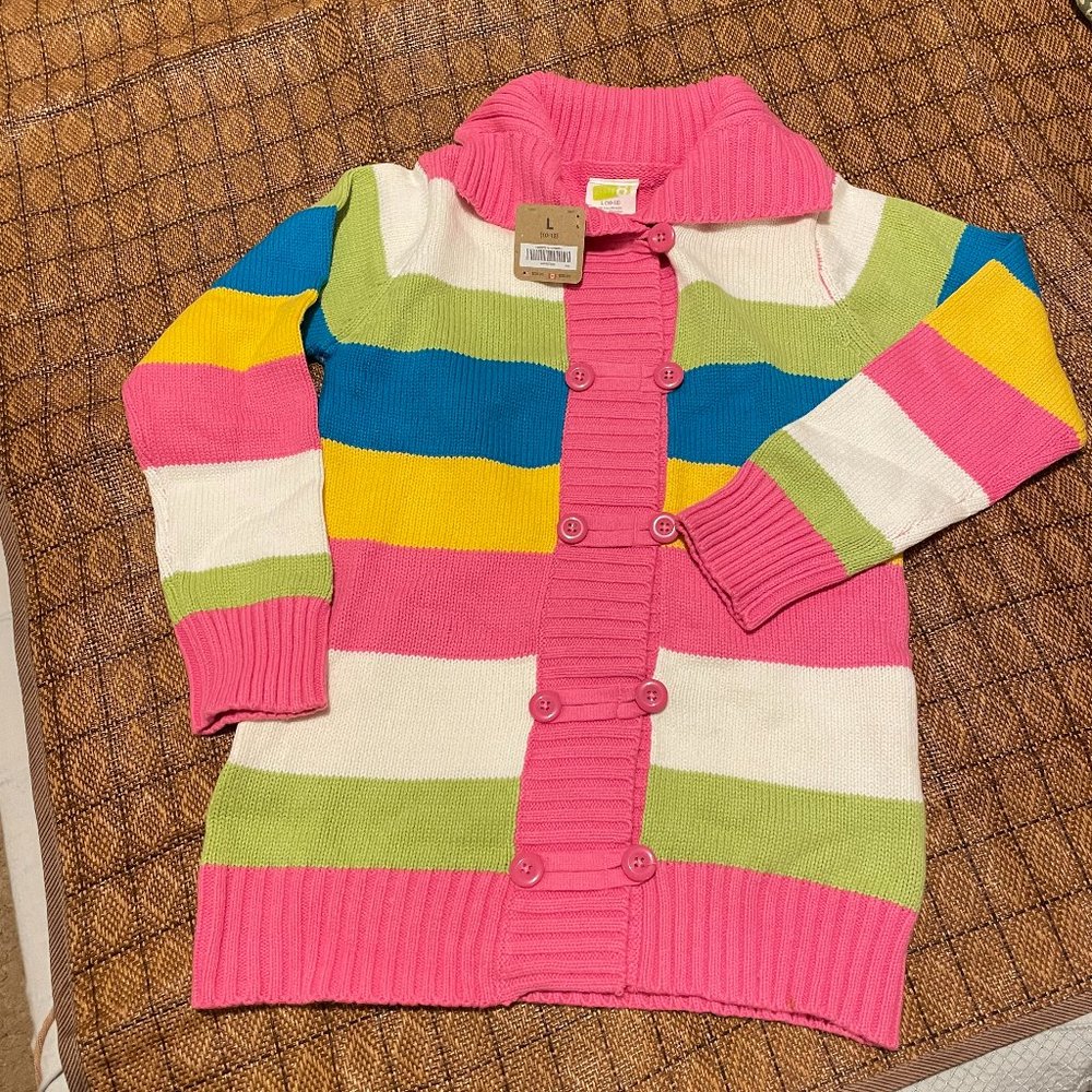 NWT Crazy8 Girl L(10-12) Sweater Coat